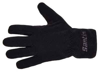 Santini Black Thermal Cycling Gloves